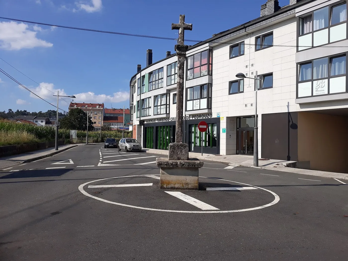 Wayside cross in O Pedrouzo