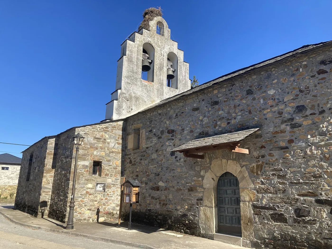 Iglesia de San Juan Bautista, en Magaz de Abajo in Ponferrada, Spain