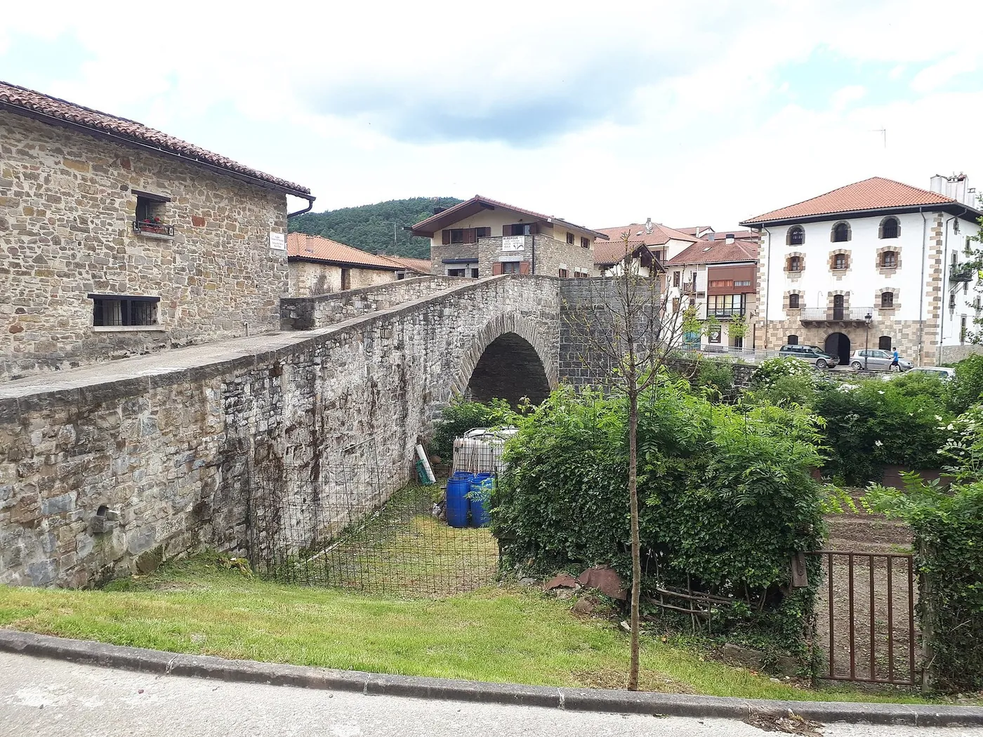 Puente de la Rabia in Zubiri